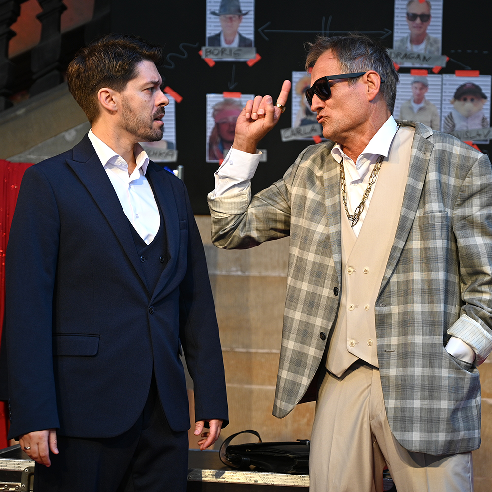 Szene aus Achtsam Morden am Toppler Theater