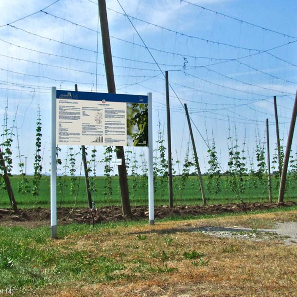 Bierlehrpfad der Landwehr Brauerei in Reichelshofen