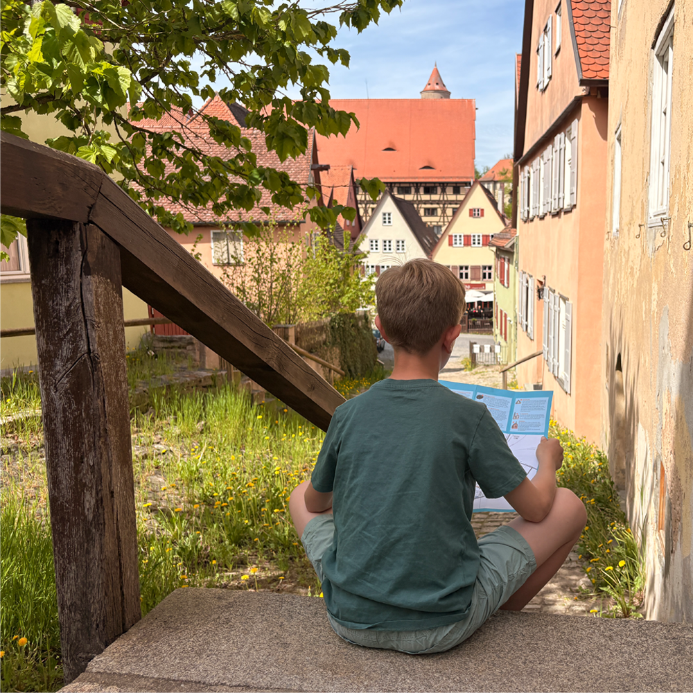 Unterwegs in Dinkelsb&uuml;hl - entdecken mit dem Kinderstadtf&uuml;hrer