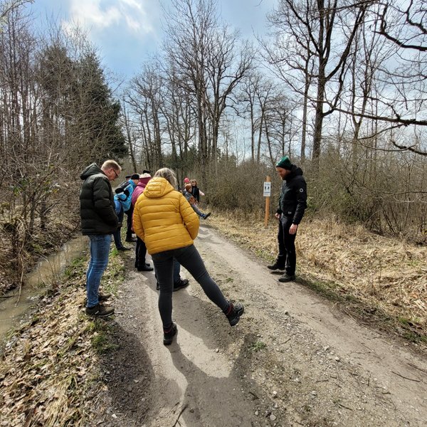 Führung auf dem Trimm-Dich-Pfad Wettringen