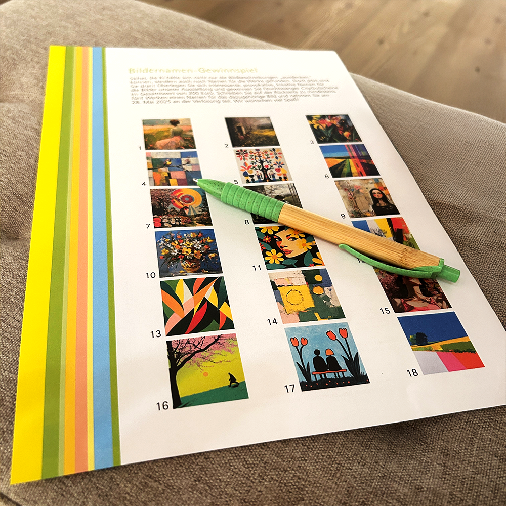 Bildernamen Gewinnspiel in der Sonderausstellung 