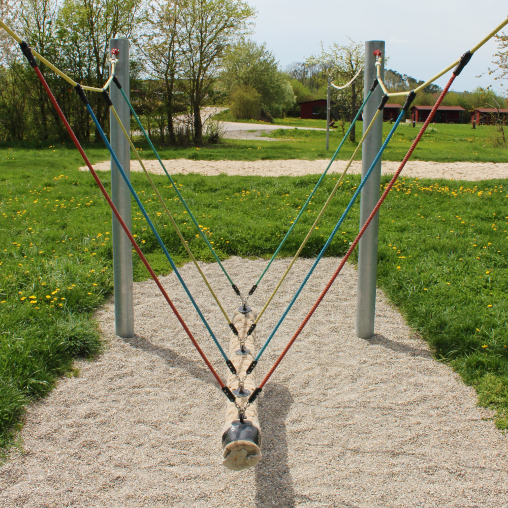 Balanciertau am Spielplatz Mohrenhof in Lauterbach