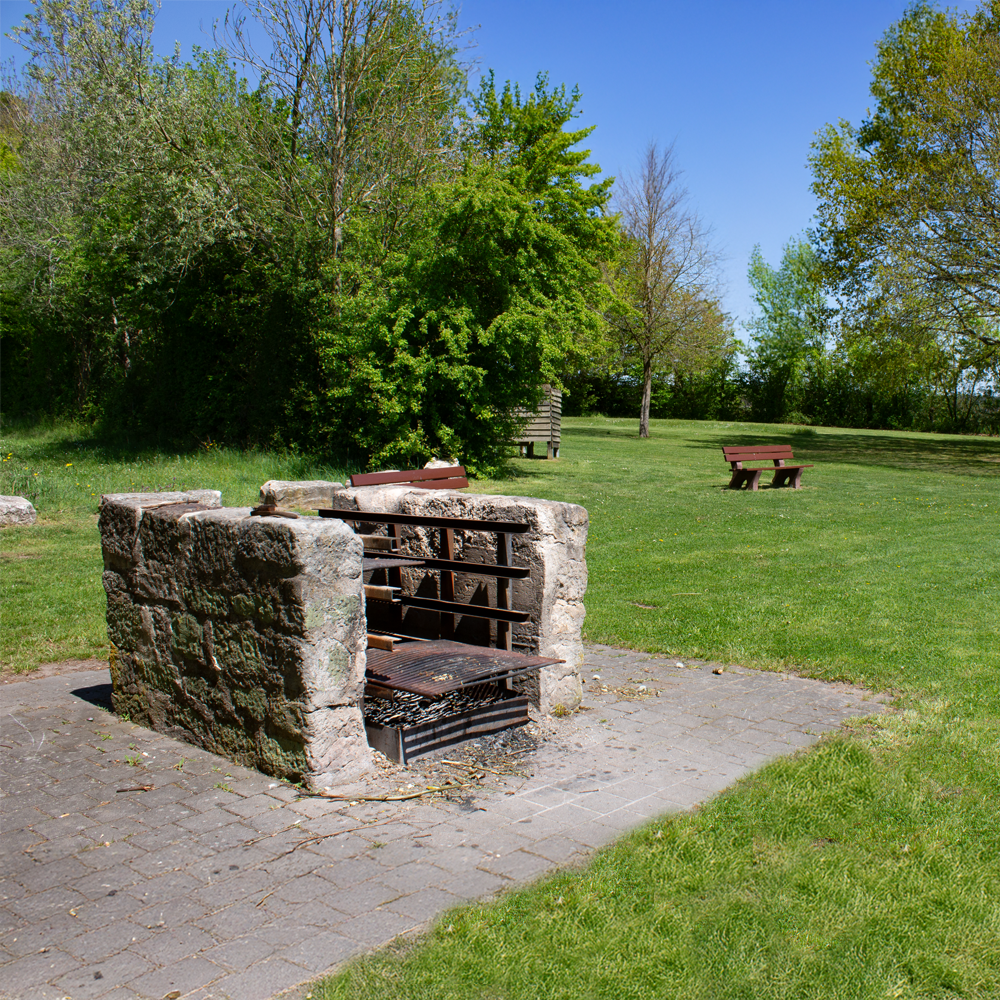 Grill am Hackenweiher in Schopfloch