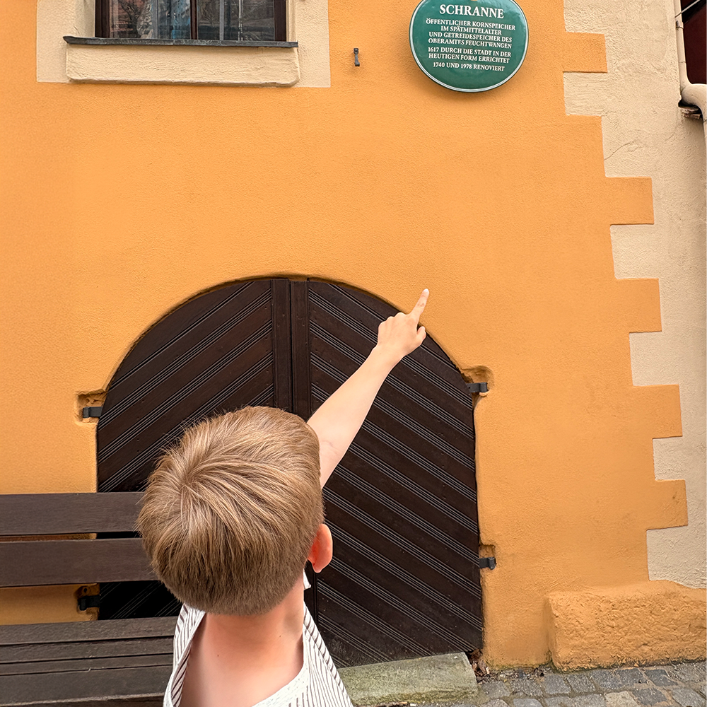 Die Schranne in Feuchtwangen entdecken bei der Kinderrallye