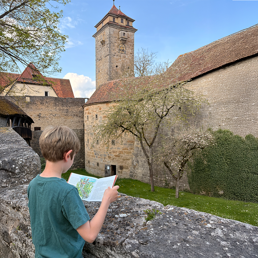 Unterwegs mit dem Kinderstadtf&uuml;hrer in Rothenburg ob der Tauber