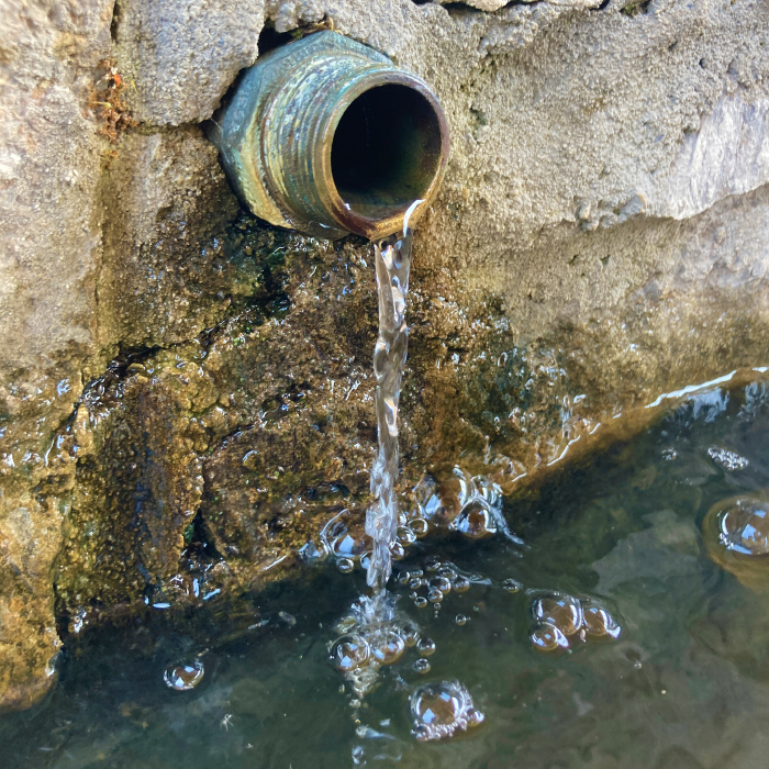 Frischwasser für das Kneippbecken