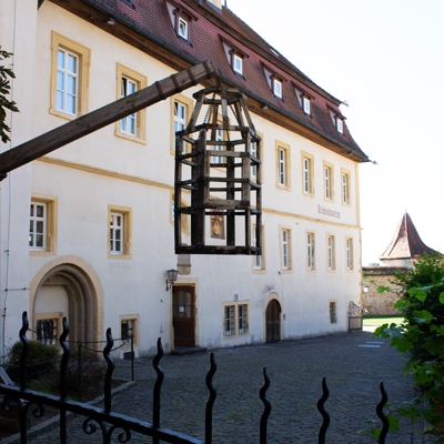 Mittelalterliches Kriminalmuseum Rothenburg ob der Tauber Wasserkäfig Eingangsbereich
