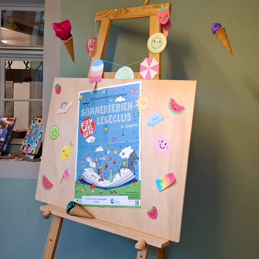 Der Sommerferien- Leseclub in der Stadtb&uuml;cherei Feuchtwangen