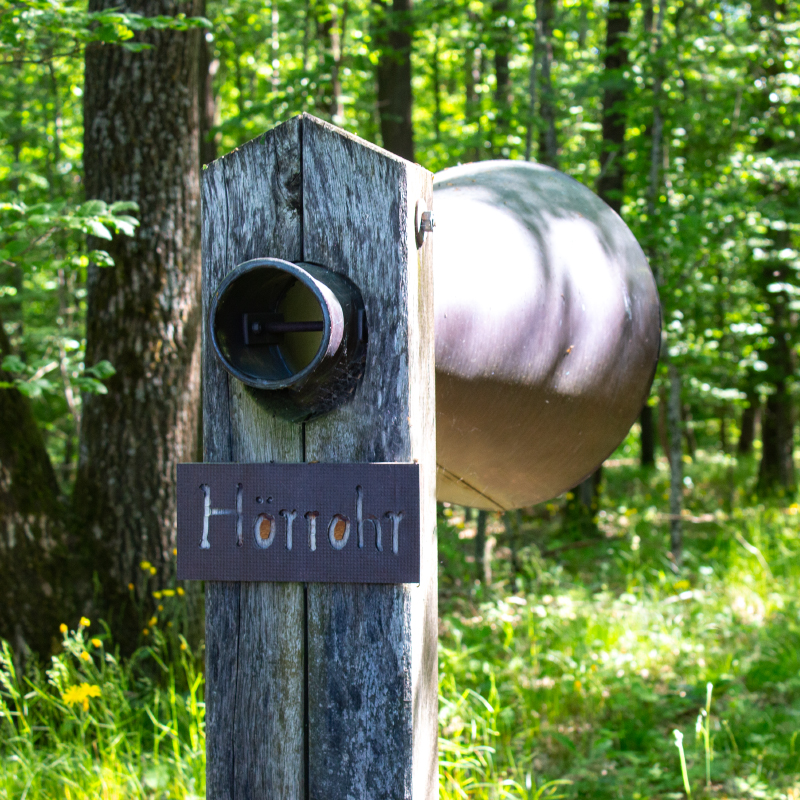 Höhrrohr auf dem Naturlehrpfad Ohrenbach