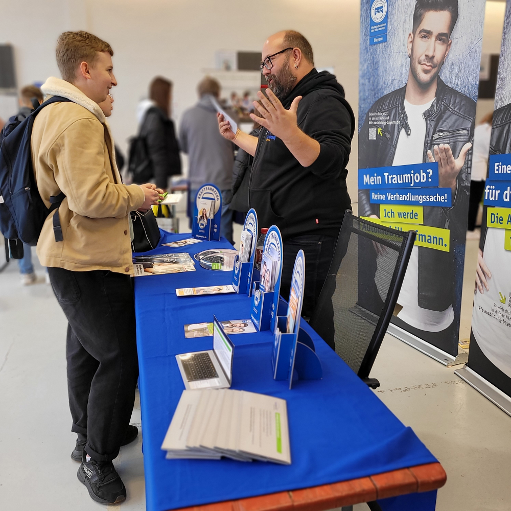 Stand auf der Orientierungsmesse Feuchtwangen