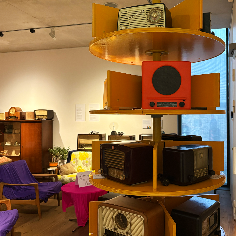 Radios in der Sonderausstellung 