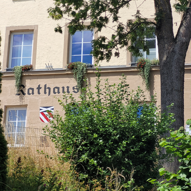 Das Rathaus in Schopfloch