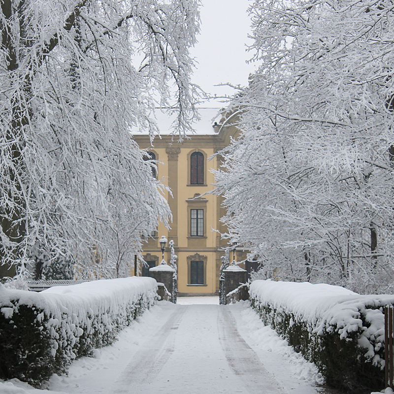 Schloss Schillingsfürst im Schnee