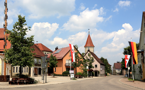 Markt Schopfloch Marktplatz