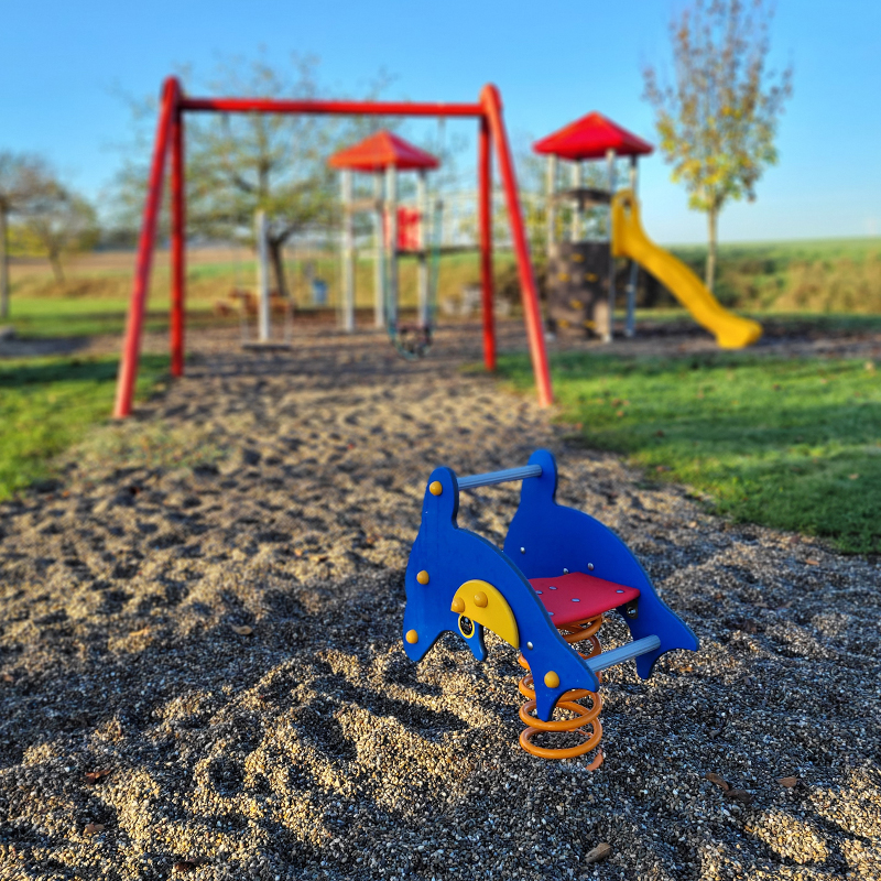 Spielplatz Alter Bahnhof, Gebsattel: Wipptier