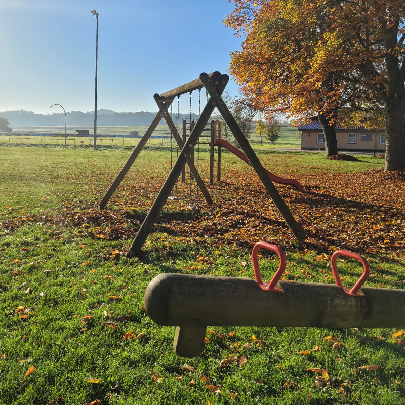 Spielplatz Am Sportplatz, Gebsattel: Klein aber fein!