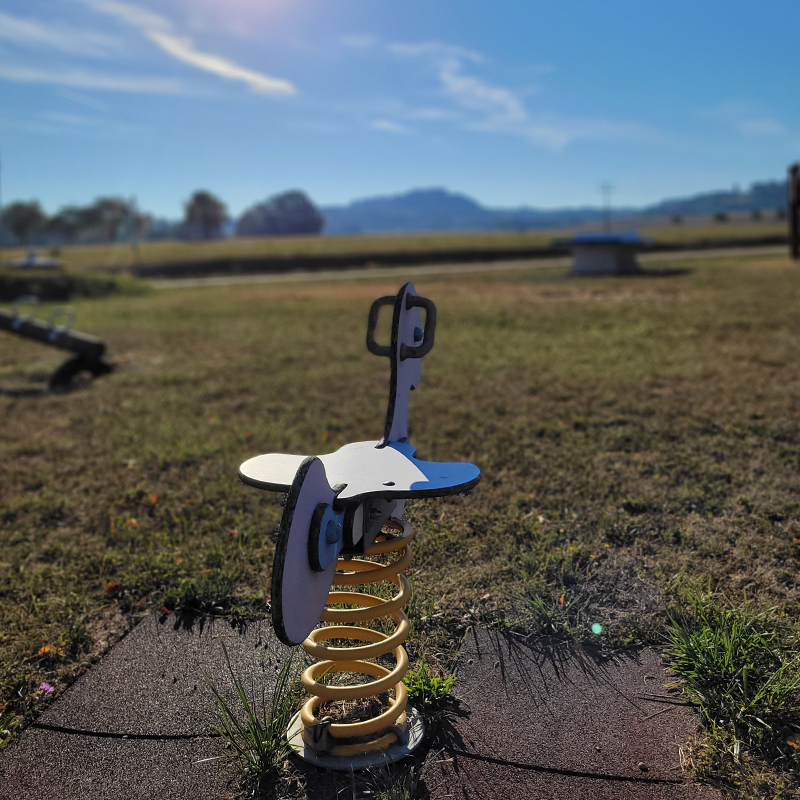 Spielplatz Gartenfeldweg Bellershausen Federwipptier