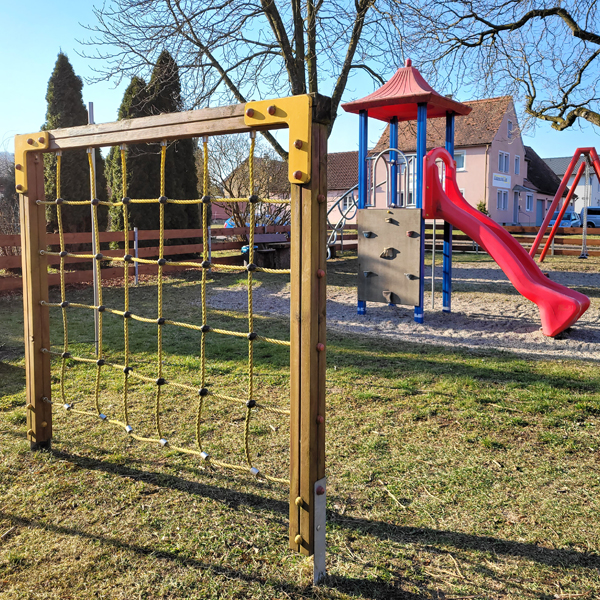 Spielplatz Kastenstraße Wettringen Kletternetz
