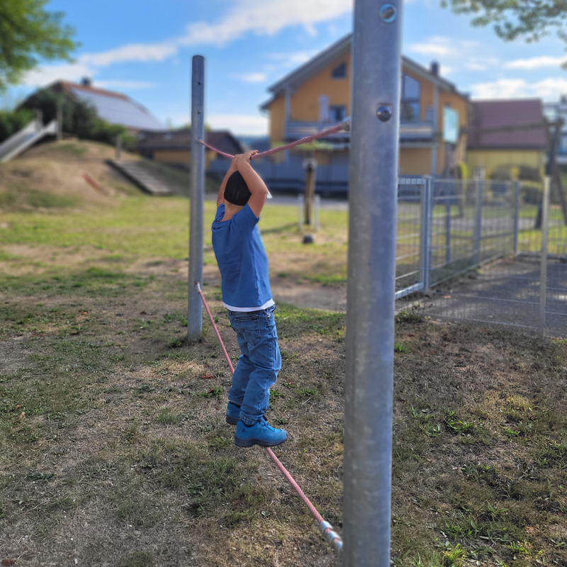 Spielplatz Schillingsfürster Straße, Schnelldorf: Slackline für Anfänger