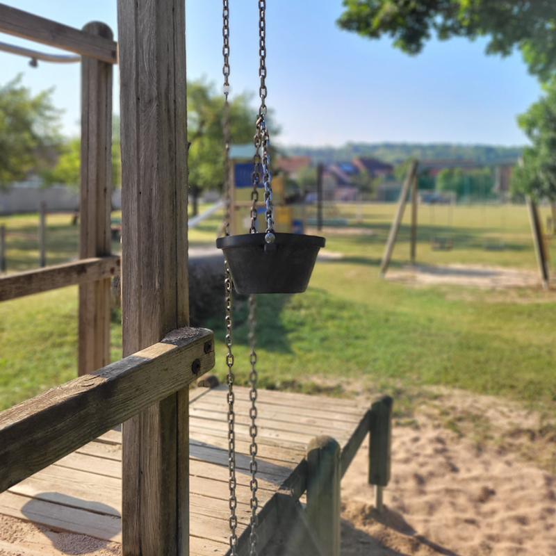 Spielplatz Schulstraße Insingen, Ortsteil Lohr: Buddelspaß garantiert