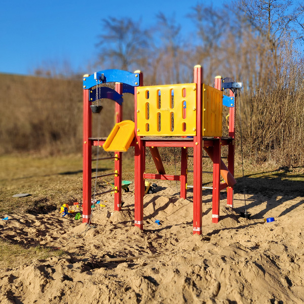 Spielplatz Stilzendorf Schillingsfürst Kletterturm