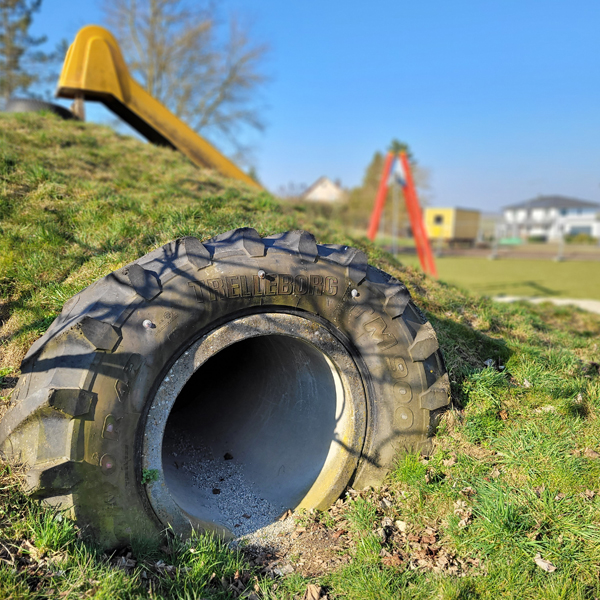 Spielplatz Untergailnau Wettringen Reifentunnel
