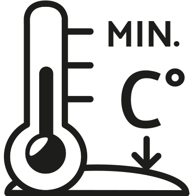 Tiefste Bodentemperatur Icon