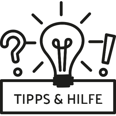 Icon Tipps & Hilfen