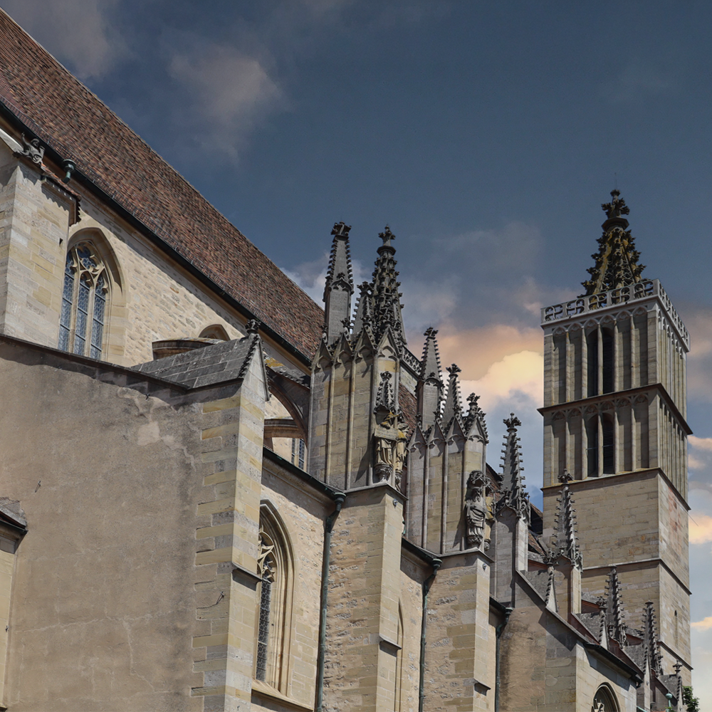 Die St. Jakobs Kirche in Rothenburg ob der Tauber