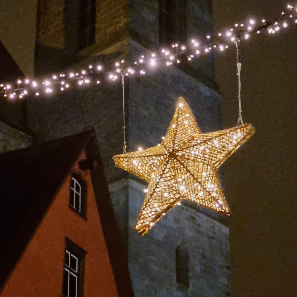 Weihnachtsbeleuchtung in Dinkelsbühl