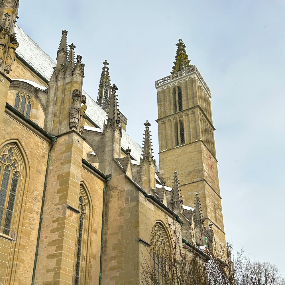 Die St.-Jakobs-Kirche in Rothenburg ob der Tauber