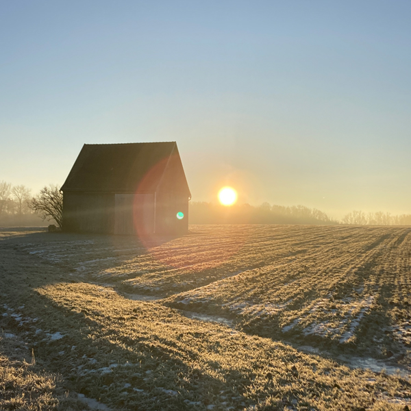 Sonnenaufgang bei Schillingsfürst