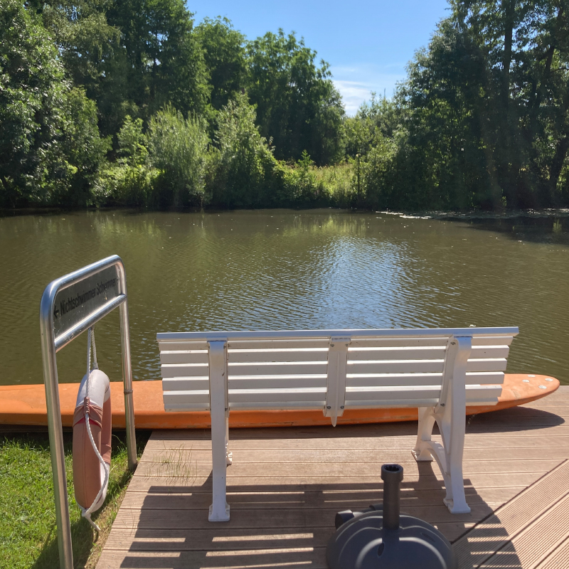 Gemütlicher Blick auf die Wörnitz